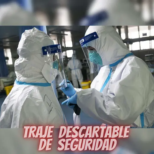 600 traje descartable de seguridad